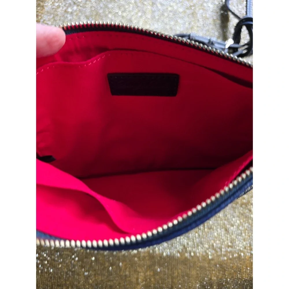 Dooney & Bourke Marine Blue Leather‎ Patsy Slim Shoulder Crossbody